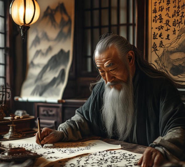 八大山人书法传奇，生平揭秘与艺术成就概览