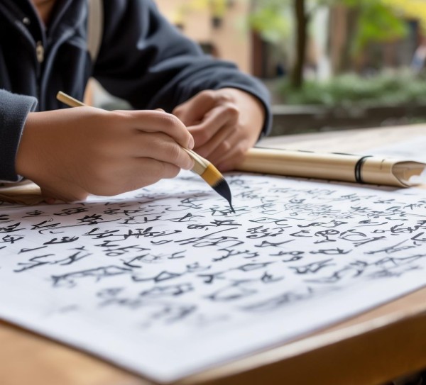大学书法生初体验，精打细算生活费用与成长足迹