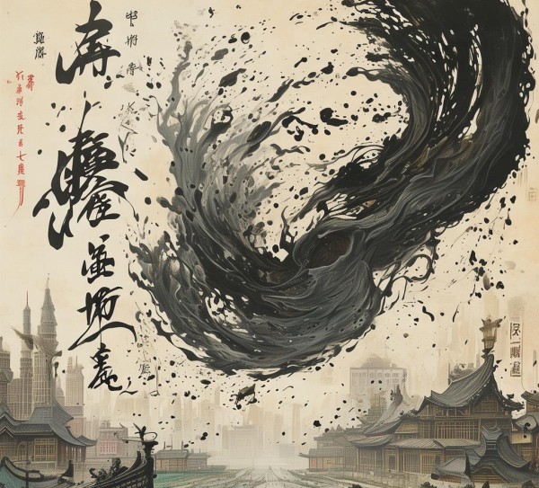 穿越时空的硬笔书法清明动态图