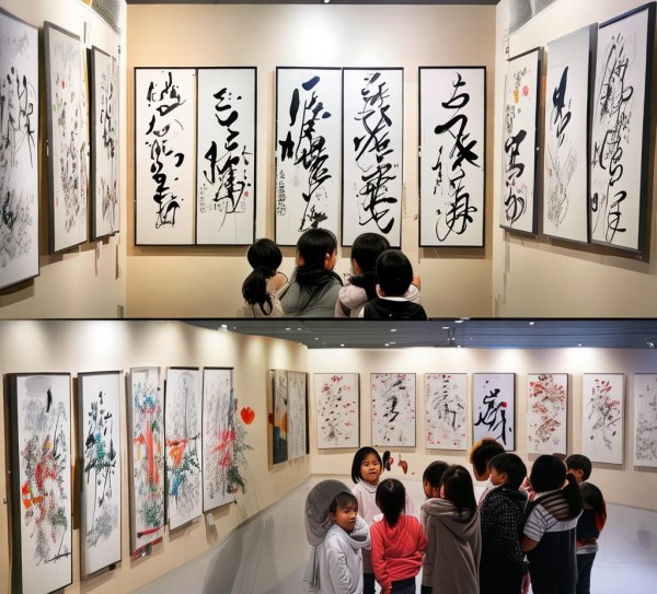柳长宗硬笔书画展，三年级学子青春墨韵绽放