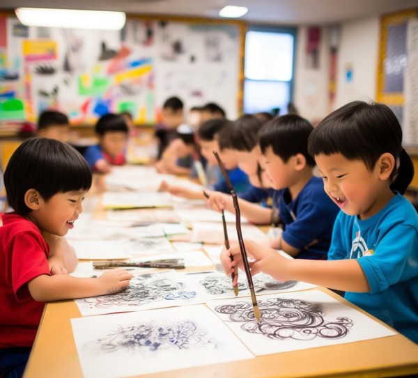 寓教于乐，提升审美，二年级硬笔书画教学创新设计